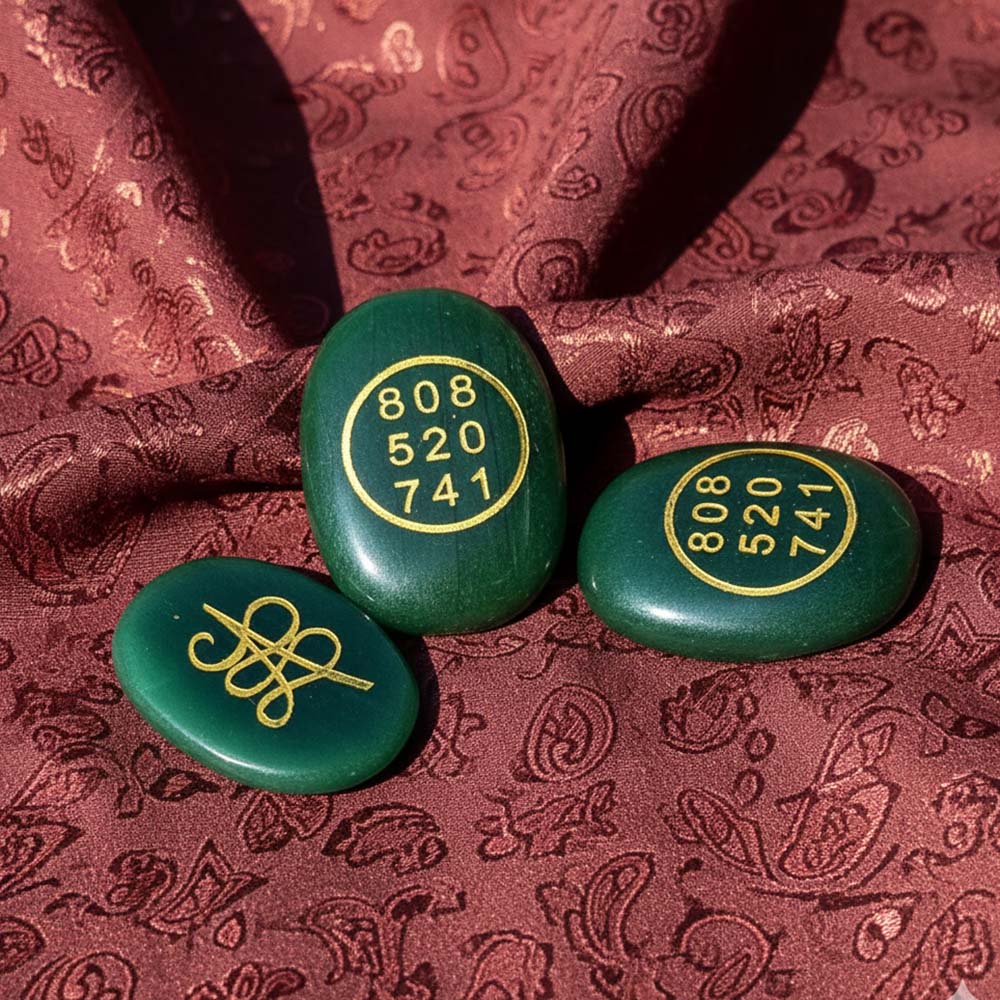Green Jade Zibu Coin - Marvelous Crystals