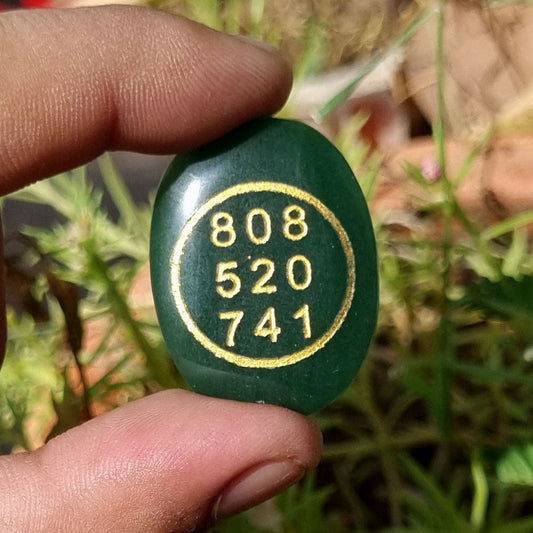 Green Jade Zibu Coin - Marvelous Crystals