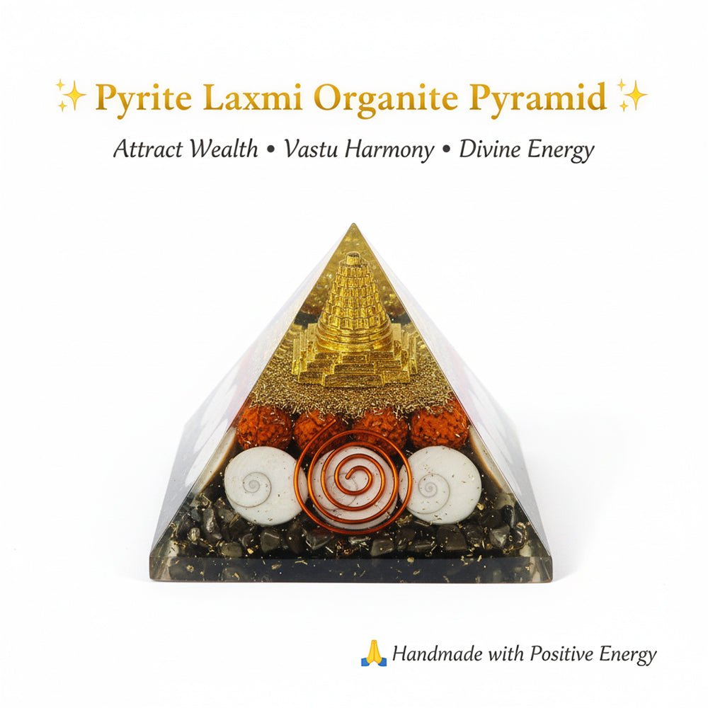 Laxmi Pyramid With Pyrite - Marvelous Crystals
