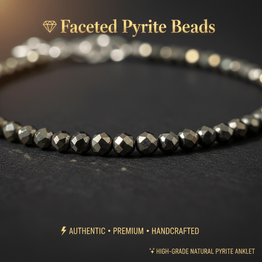 Natural Pyrite Anklet - Marvelous Crystals