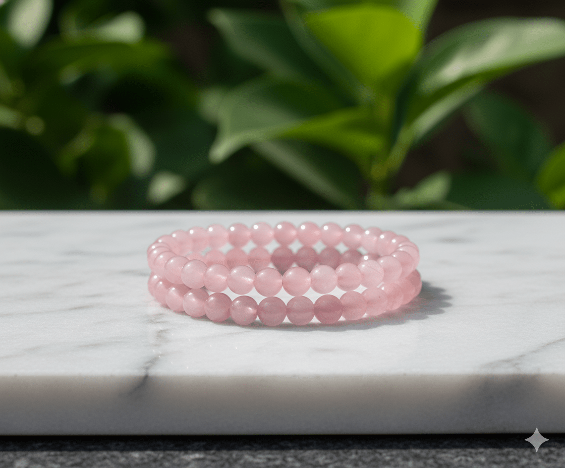 Rose Quartz Bracelet – Love, Healing & Self - Love Crystal Bracelet for Women & Men - Marvelous Crystals