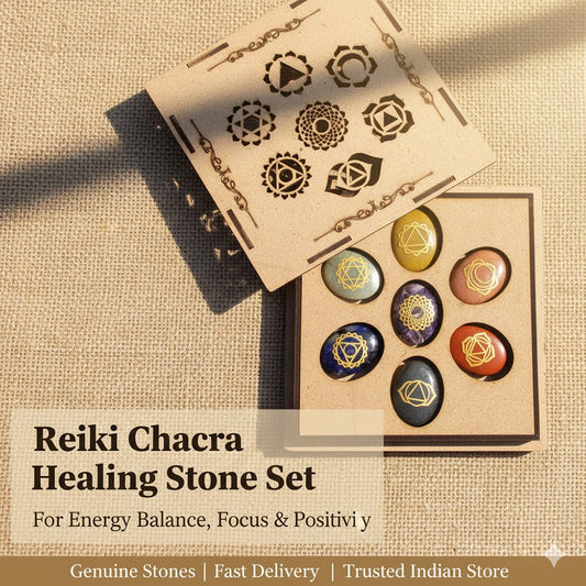 Seven Chakra Reiki Healing Set with Box - Marvelous Crystals