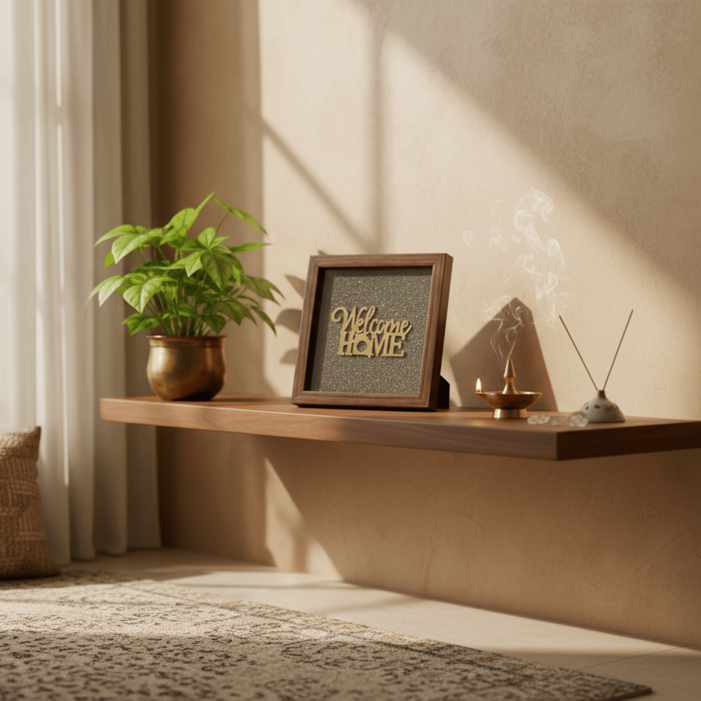 Welcom Home Pyrite Frame - Marvelous Crystals