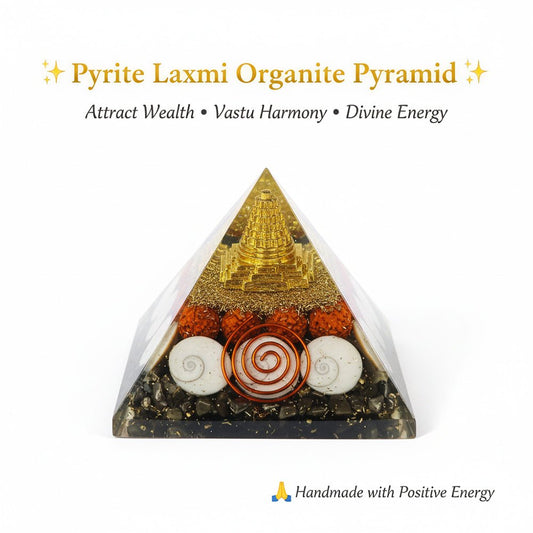 Laxmi Pyramid With Pyrite - Marvelous Crystals