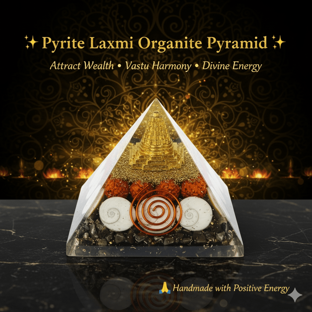 Laxmi Pyramid With Pyrite - Marvelous Crystals