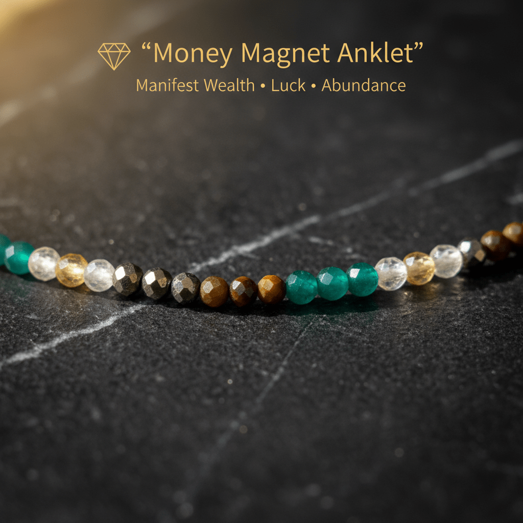 Money Magnet Anklet - Marvelous Crystals