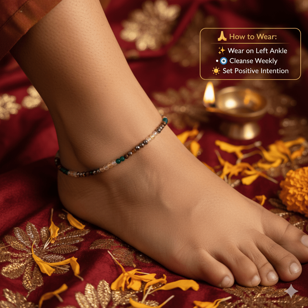 Money Magnet Anklet - Marvelous Crystals