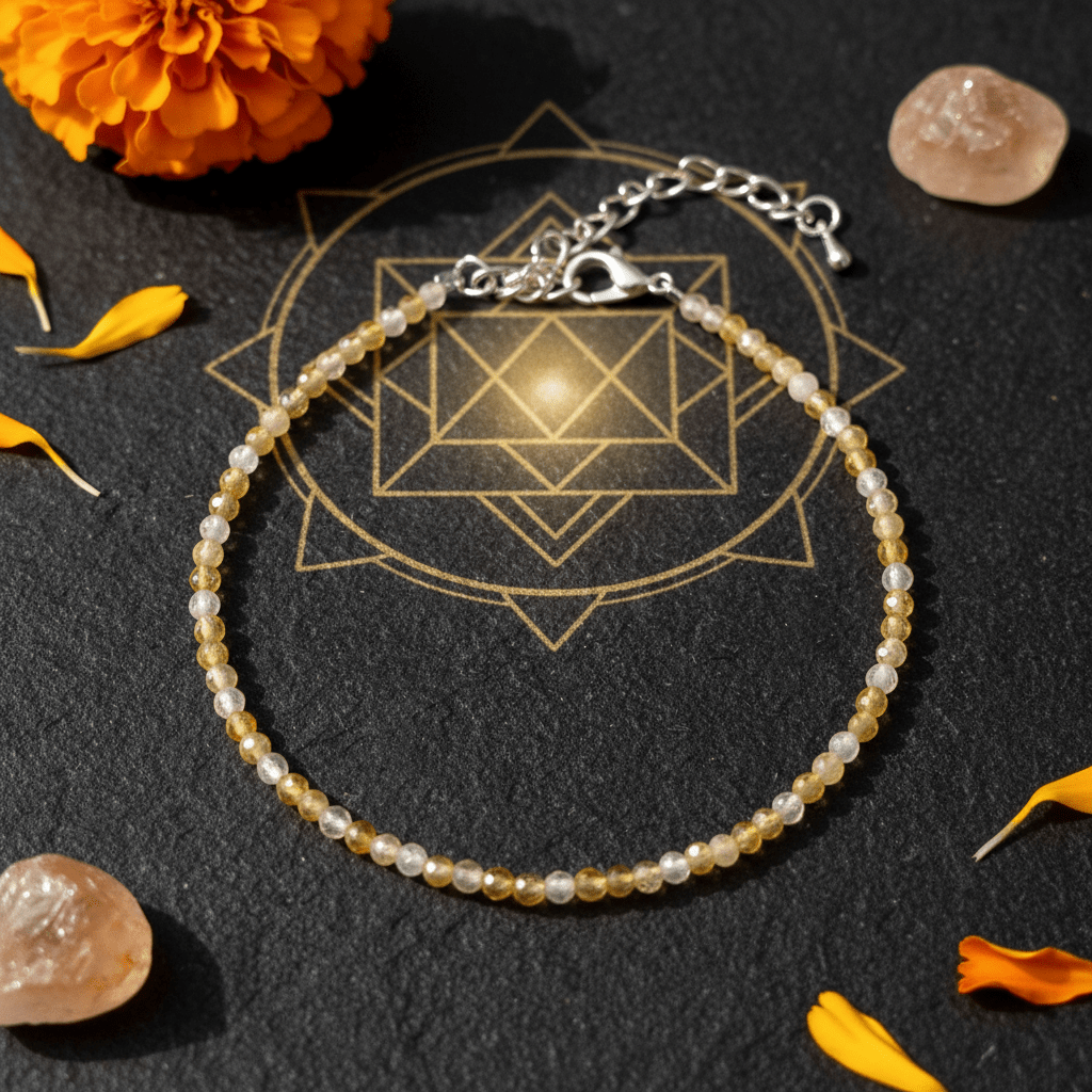 Natural Citrine Anklet - Marvelous Crystals
