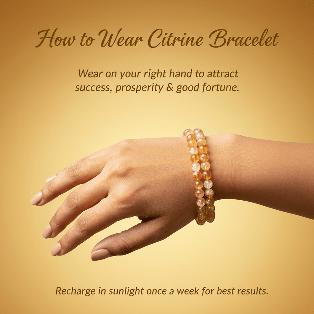 Natural Citrine Bracelet - Marvelous Crystals