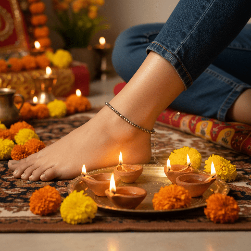 Natural Pyrite Anklet - Marvelous Crystals