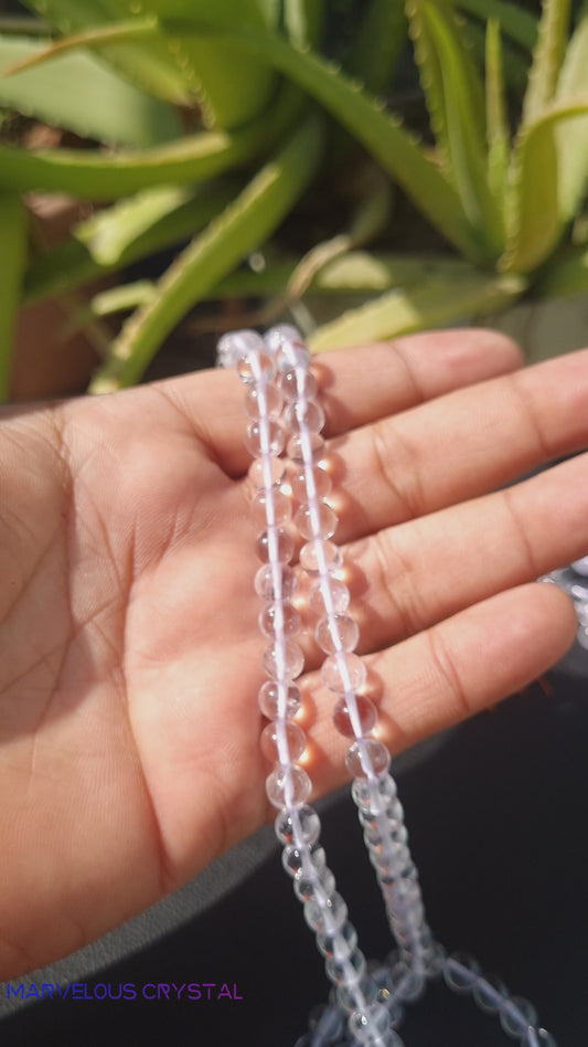 Natural Sphatik Mala - Crystal Japa Mala