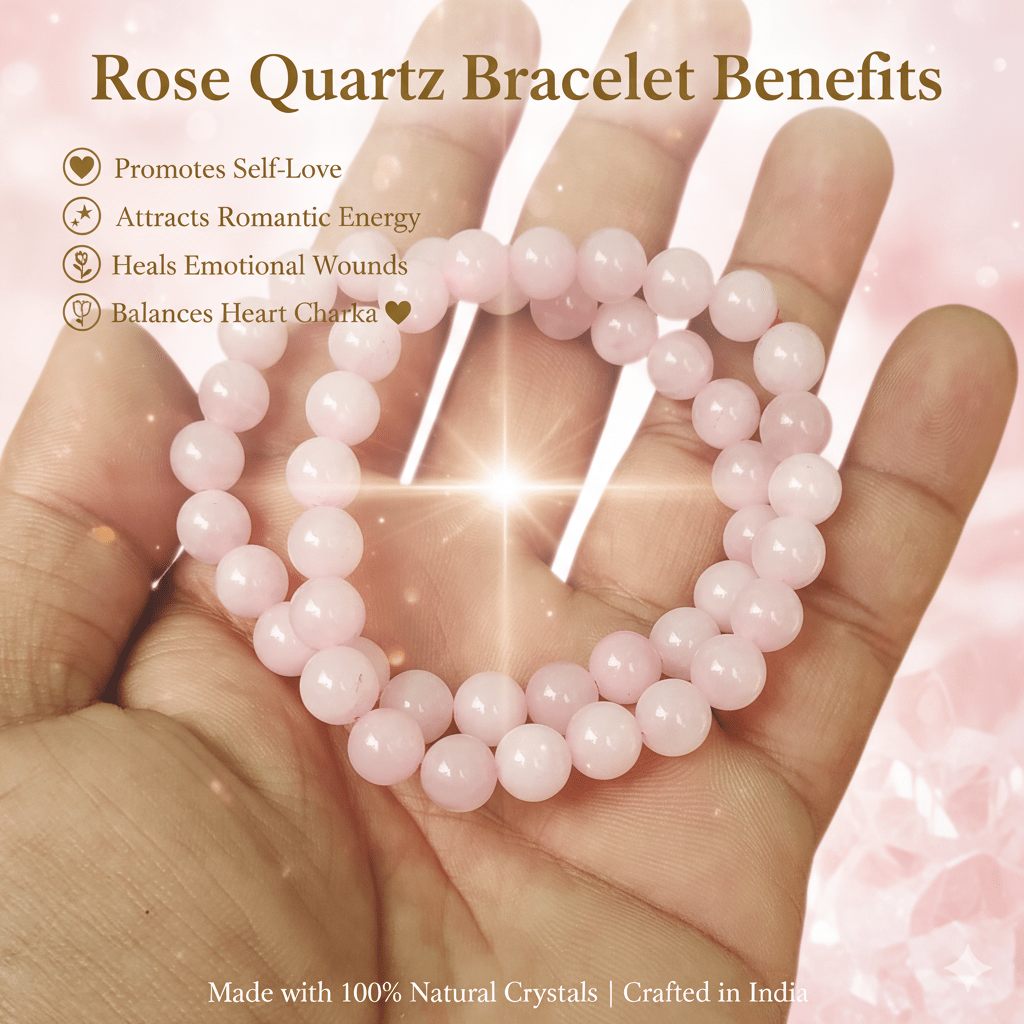 Rose Quartz Bracelet - Marvelous Crystals