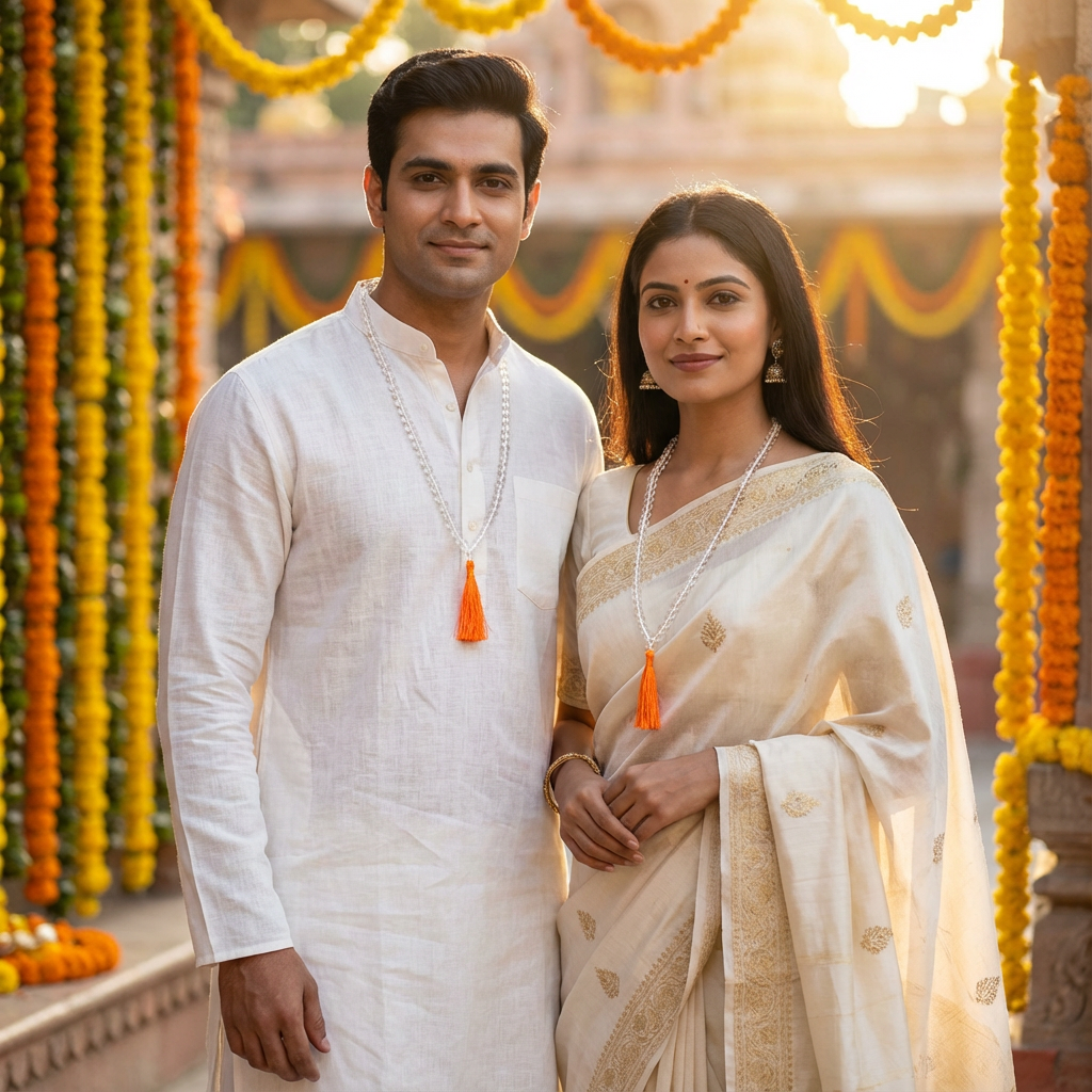 Natural Sphatik Mala - Crystal Japa Mala