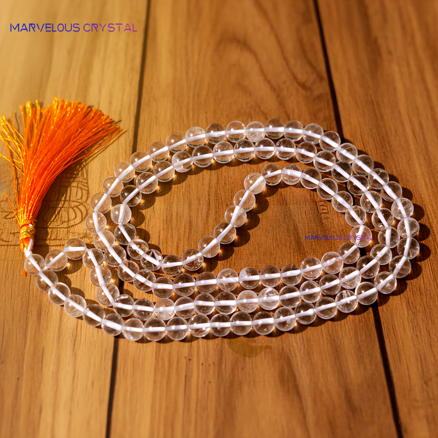 Natural Sphatik Mala - Crystal Japa Mala